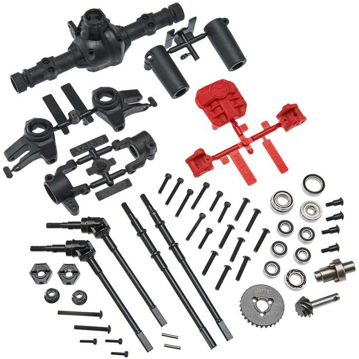 Axial AR44 Locked Axle Set Front/Rear Complete (Z-AX31438) Axial AR44 Locked Axle Set Front/Rear Complete (Z-AX31438)