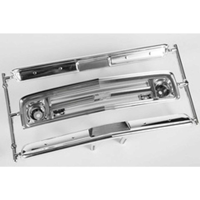 Axial 67 Chevy C/10 Grille Bumpers Chrome/Black (Z-AX31560) Axial 67 Chevy C/10 Grille Bumpers Chrome/Black (Z-AX31560)
