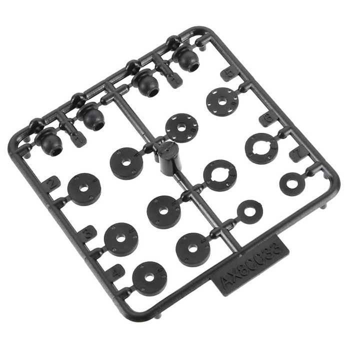 Axial 10mm Shock Parts Tree 1 (Z-AX80033) Axial 10mm Shock Parts Tree 1 (Z-AX80033)