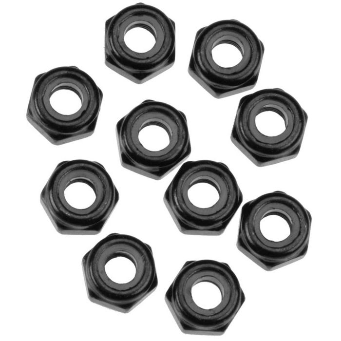 Axial Nylon Locking Hex Nut M3 Black (10) (Z-AXA1053) Axial Nylon Locking Hex Nut M3 Black (10) (Z-AXA1053)