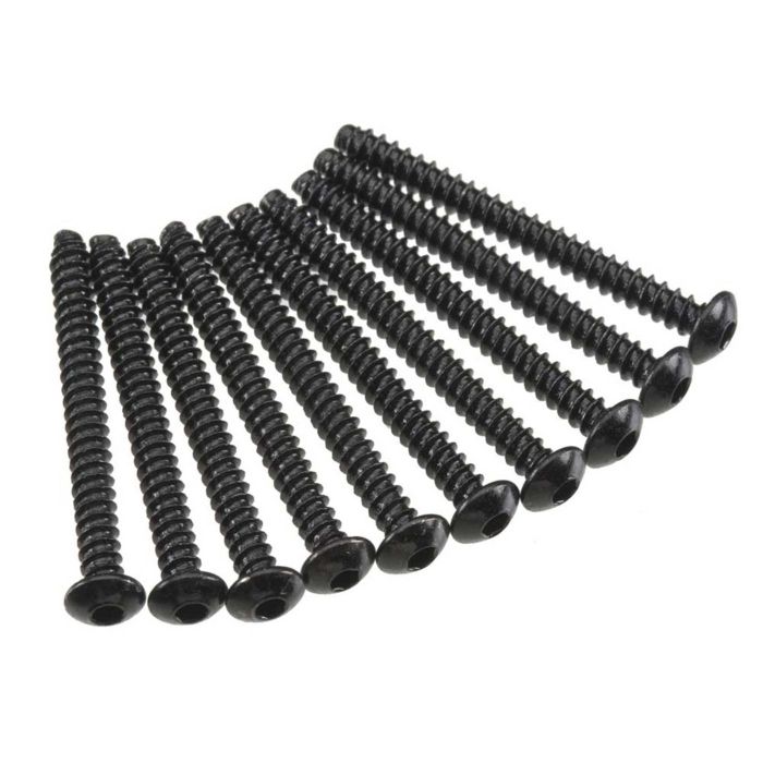 Axial Hex Tap Button Head M3x30mm Black (10) (Z-AXA441) Axial Hex Tap Button Head M3x30mm Black (10) (Z-AXA441)