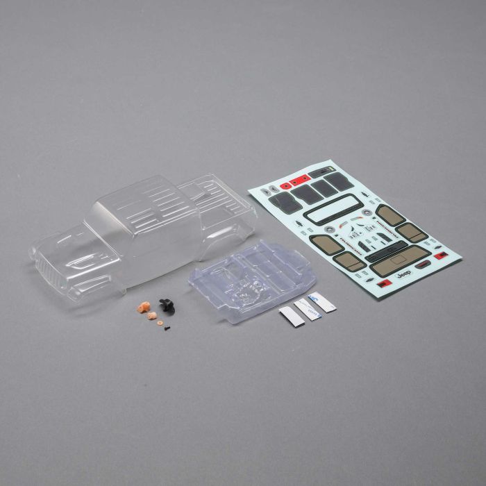 Axial Body Set, Clear: SCX24 Jeep JT Gladiator (Z-AXI200005) Axial Body Set, Clear: SCX24 Jeep JT Gladiator (Z-AXI200005)