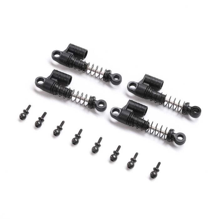 Axial Shock Set, Assembled (4): SCX24 Ford Bronco (Z-AXI204003) Axial Shock Set, Assembled (4): SCX24 Ford Bronco (Z-AXI204003)