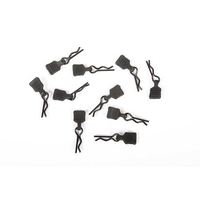 Axial 3mm Body Clip w/Tab, Black (10pc) (Z-AXI206000) Axial 3mm Body Clip w/Tab, Black (10pc) (Z-AXI206000)