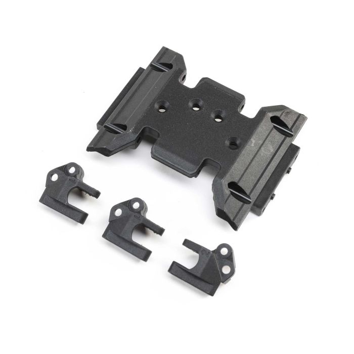 Axial Skid Plate & Upper Link Mounts: SCX10 III BC (Z-AXI231047) Axial Skid Plate & Upper Link Mounts: SCX10 III BC (Z-AXI231047)