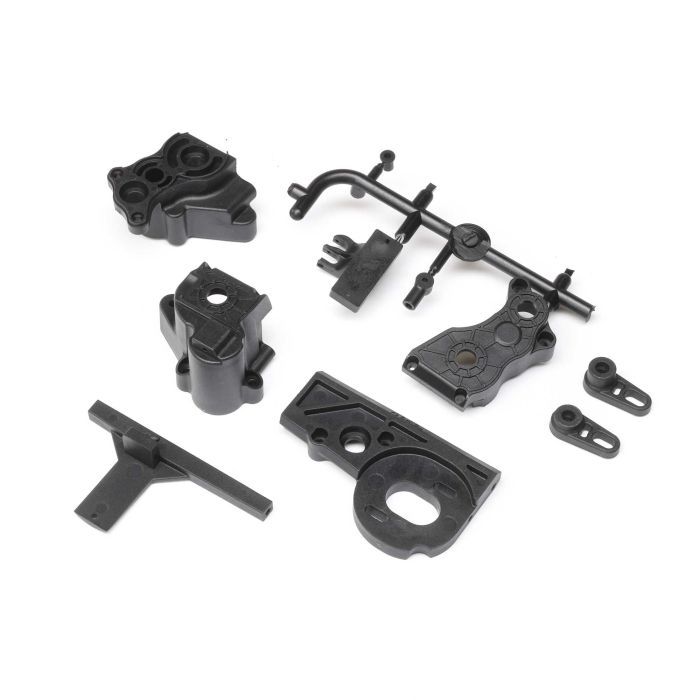 Axial Motor Mount, Trans Case & Linkage: 1/10 SCX10 PRO Comp Scale (Z-AXI232074) Axial Motor Mount, Trans Case & Linkage: 1/10 SCX10 PRO Comp Scale (Z-AXI232074)
