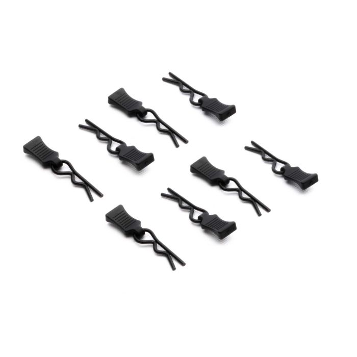 Axial 6mm Body Clip with Tabs (8) (Z-AXI250010) Axial 6mm Body Clip with Tabs (8) (Z-AXI250010)