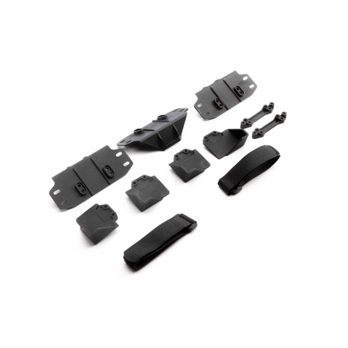 Axial SCX6: Battery Trays & Straps Set (Z-AXI251007) Axial SCX6: Battery Trays & Straps Set (Z-AXI251007)