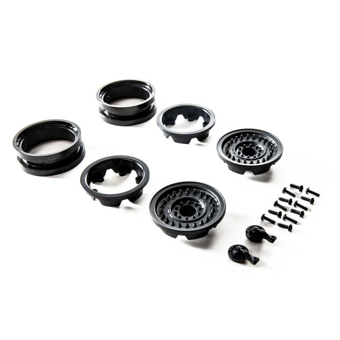 Axial 1.9 MW19 Beadlock Wheels - Black (2pcs) (Z-AXI31629) Axial 1.9 MW19 Beadlock Wheels - Black (2pcs) (Z-AXI31629)