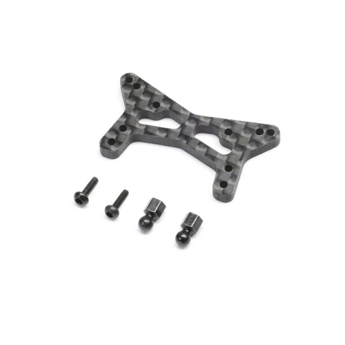 Losi Carbon Front Shock Tower: Micro-B (Z-LOS-1981) Losi Carbon Front Shock Tower: Micro-B (Z-LOS-1981)