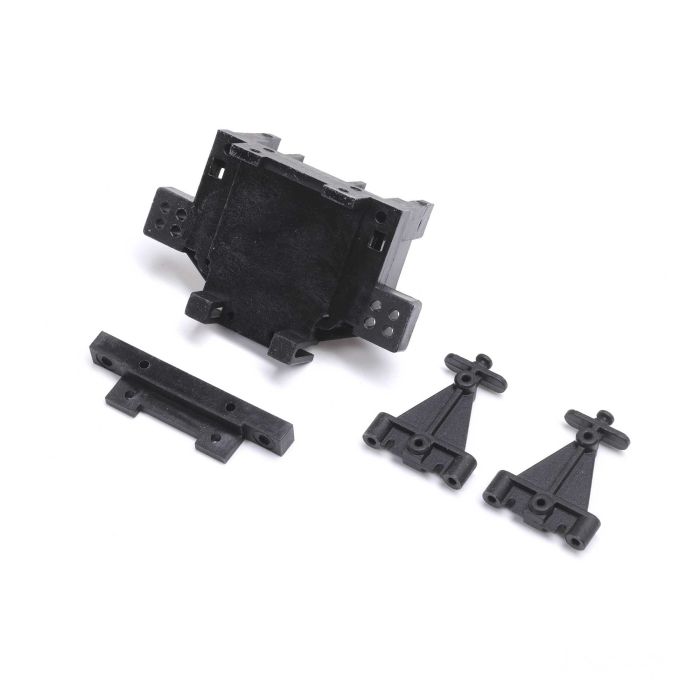 Losi Rear Bulkhead, Toe Block, Link Mount: Mini JRX2 (Z-LOS211028) Losi Rear Bulkhead, Toe Block, Link Mount: Mini JRX2 (Z-LOS211028)