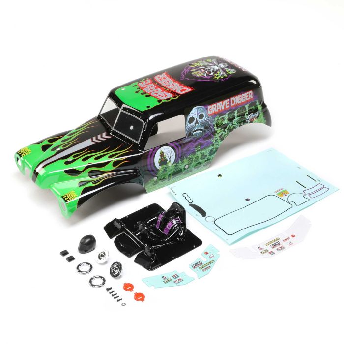 Losi Body Set, Painted, Grave Digger: LMT (Z-LOS240013) Losi Body Set, Painted, Grave Digger: LMT (Z-LOS240013)