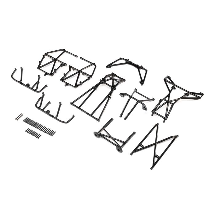 Losi Cage Set, Complete, Black: LMT (Z-LOS241038) Losi Cage Set, Complete, Black: LMT (Z-LOS241038)