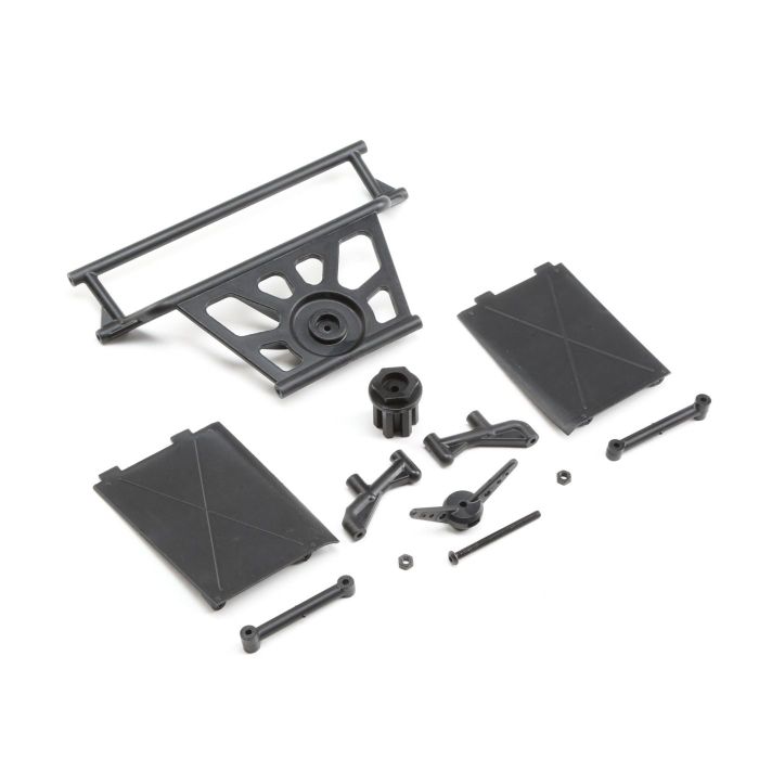 Losi Cage Rear, Tower Supports,Mud Guards: SuperRockRey (Z-LOS251078) Losi Cage Rear, Tower Supports,Mud Guards: SuperRockRey (Z-LOS251078)