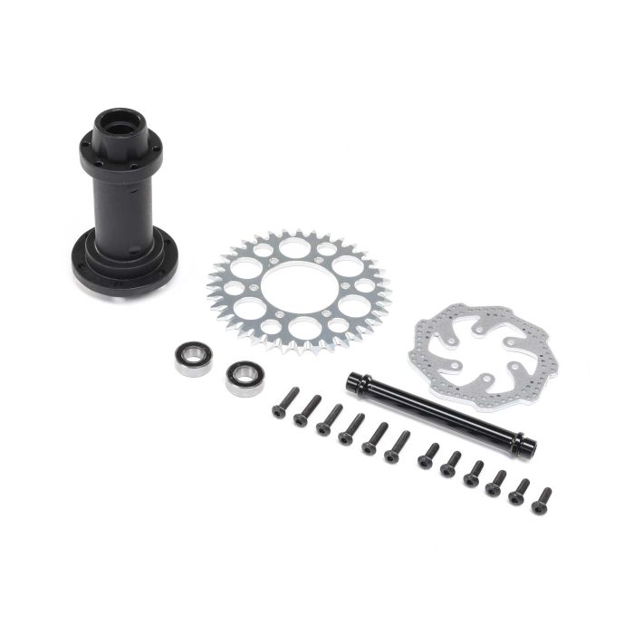 Losi Complete Rear Hub Assembly: Promoto-MX (Z-LOS262014) Losi Complete Rear Hub Assembly: Promoto-MX (Z-LOS262014)