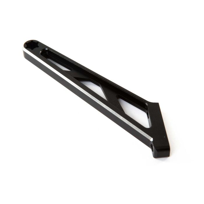 Losi Chassis Brace, Rear, Black, Aluminum: DBXL-E (Z-LOS351007) Losi Chassis Brace, Rear, Black, Aluminum: DBXL-E (Z-LOS351007)