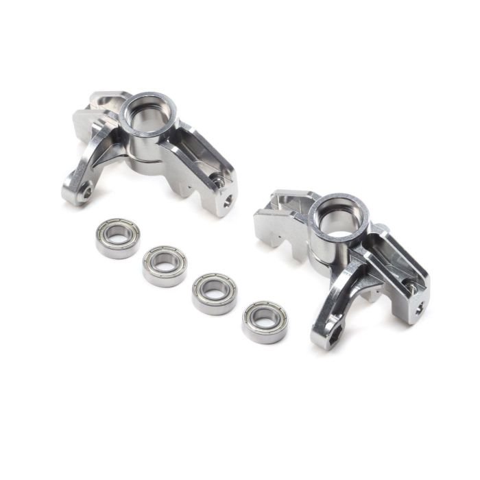 Losi Front Spindle Set, Aluminum (L/R): Super Rock Rey (Z-LOS354013) Losi Front Spindle Set, Aluminum (L/R): Super Rock Rey (Z-LOS354013)
