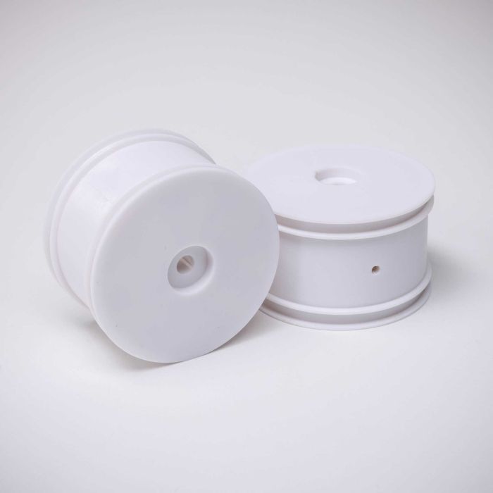 Losi Rear Wheel, White (2): Mini-B (Z-LOS41026) Losi Rear Wheel, White (2): Mini-B (Z-LOS41026)
