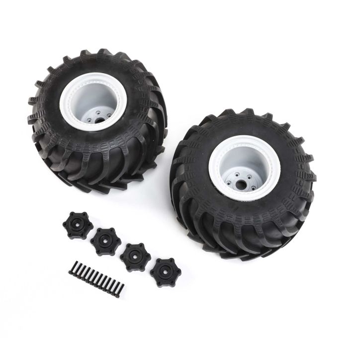 Losi Mounted Monster Truck Tires, Left/Right: LMT (Z-LOS43034) Losi Mounted Monster Truck Tires, Left/Right: LMT (Z-LOS43034)