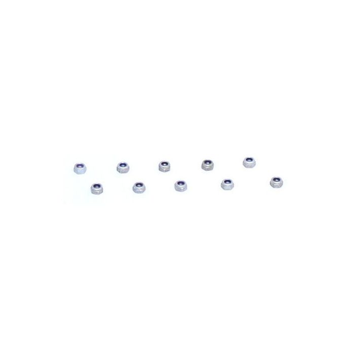 Losi 4-40 Aluminum Mini-Nuts (10) (Z-LOSA6306)