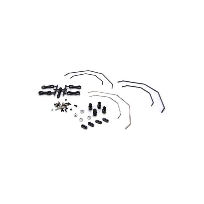 Losi Front/Rear Sway Bar Kit: 10-T (Z-LOSB2222) Losi Front/Rear Sway Bar Kit: 10-T (Z-LOSB2222)