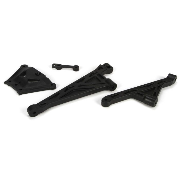 Losi F&R Chassis Brace & Spacer Set: 5IVE-T (Z-LOSB2558) Losi F&R Chassis Brace & Spacer Set: 5IVE-T (Z-LOSB2558)