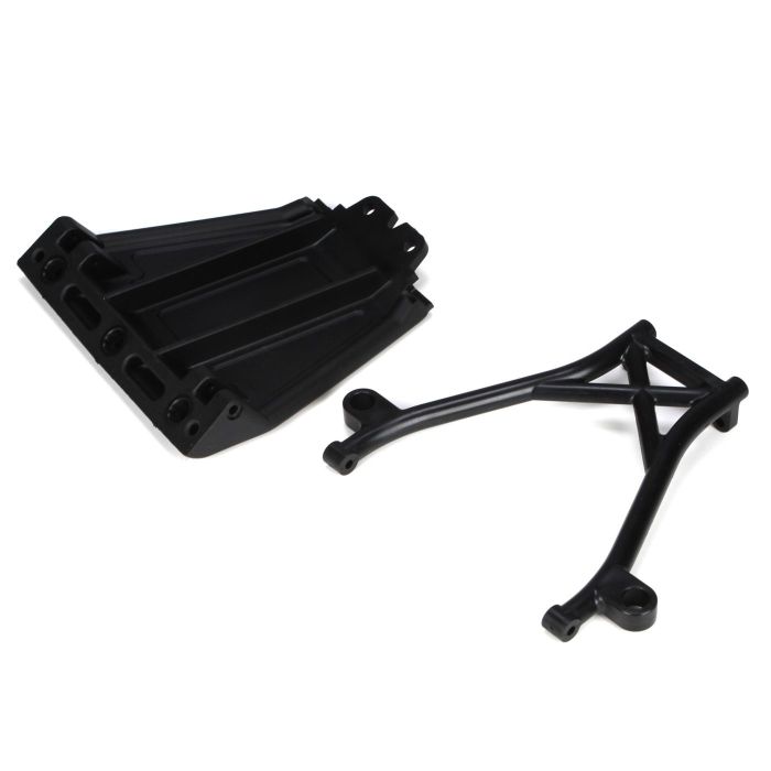 Losi Front Skid Plate,Bumper Brace & Spacers: 5IVE-T (Z-LOSB2574)