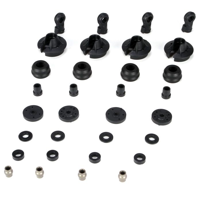 Losi Shock Plastics & Balls (4): 5IVE-T, MINI WRC (Z-LOSB2855) Losi Shock Plastics & Balls (4): 5IVE-T, MINI WRC (Z-LOSB2855)