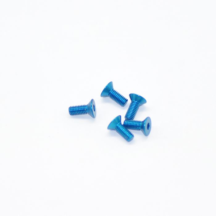 Arrowmax Alu Screw Allen Csk M3 x 8 Blue (5) (AM14CS3008B) Arrowmax Alu Screw Allen Csk M3 x 8 Blue (5) (AM14CS3008B)