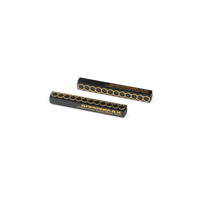 Arrowmax Chassis Droop Gauge Blocks 10mm Blk -2pcs (AM171054) Arrowmax Chassis Droop Gauge Blocks 10mm Blk -2pcs (AM171054)