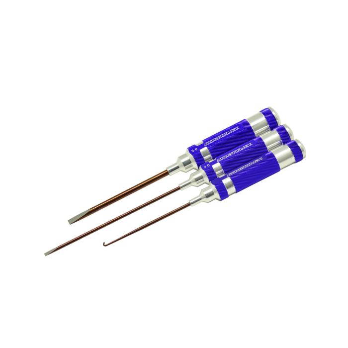 Arrowmax Flat Screwdriver Set 3+5 & Exhaust Spring Remover (AM290902) Arrowmax Flat Screwdriver Set 3+5 & Exhaust Spring Remover (AM290902)
