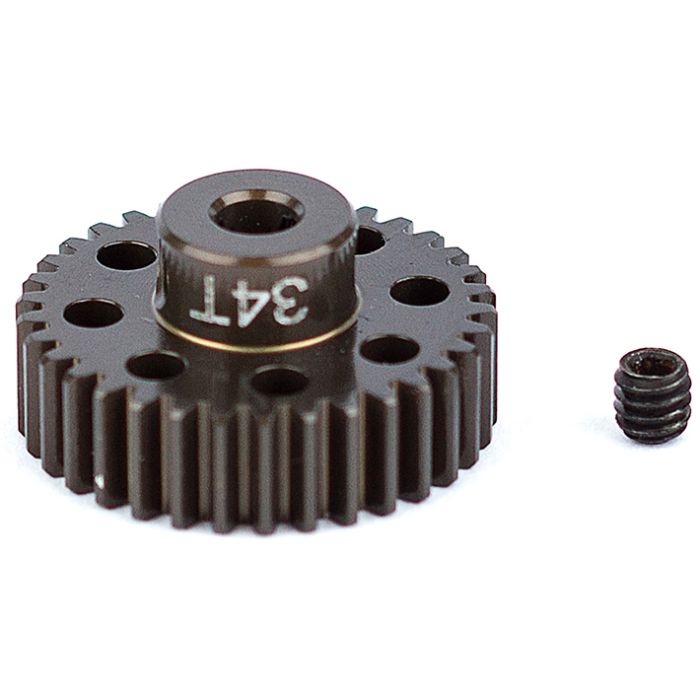 Team Associated Factory Team Alum. Pinion Gear 34T 48DP 1/8"ShaFT (AS1352) Team Associated Factory Team Alum. Pinion Gear 34T 48DP 1/8"ShaFT (AS1352)