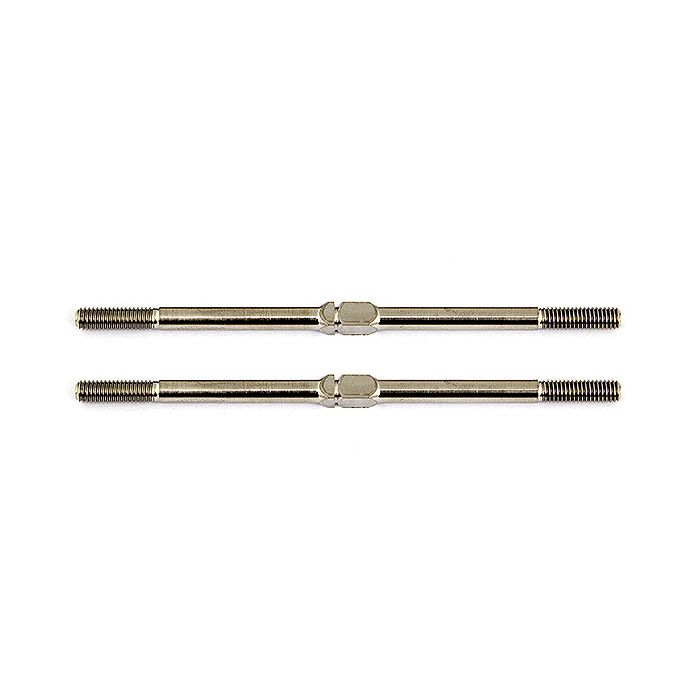 Team Associated FT Titanium Turnbuckles 3X67mm Silver (2) (AS1408) Team Associated FT Titanium Turnbuckles 3X67mm Silver (2) (AS1408)