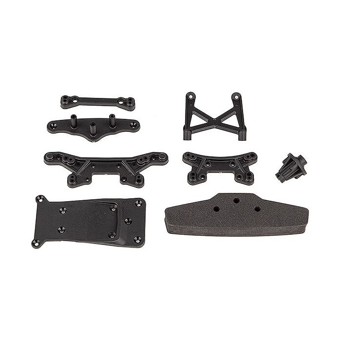 Team Associated Reflex 14R Shock Towers/Bumper/Skid Plate (AS21573) Team Associated Reflex 14R Shock Towers/Bumper/Skid Plate (AS21573)
