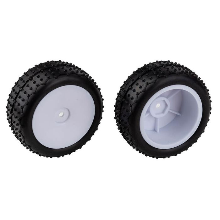 Team Associated Reflex 14 Wide Mini Pin Tyres - Mounted White Wheels (AS21596) Team Associated Reflex 14 Wide Mini Pin Tyres - Mounted White Wheels (AS21596)