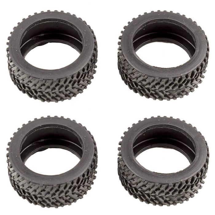 Team Associated Nano Sport Pin Tyres Black (4) (AS21605)