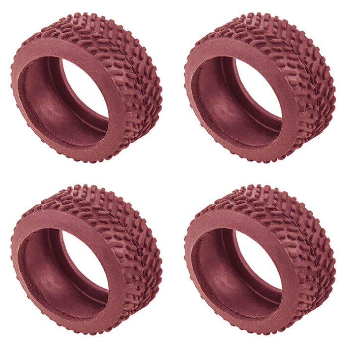 Team Associated Nano Sport Pin Tyres Red (4) (AS21606) Team Associated Nano Sport Pin Tyres Red (4) (AS21606)