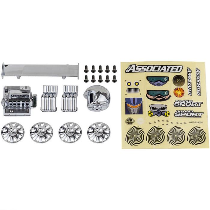Team Associated Nano Sport Race Pack Chrome (AS21618) Team Associated Nano Sport Race Pack Chrome (AS21618)