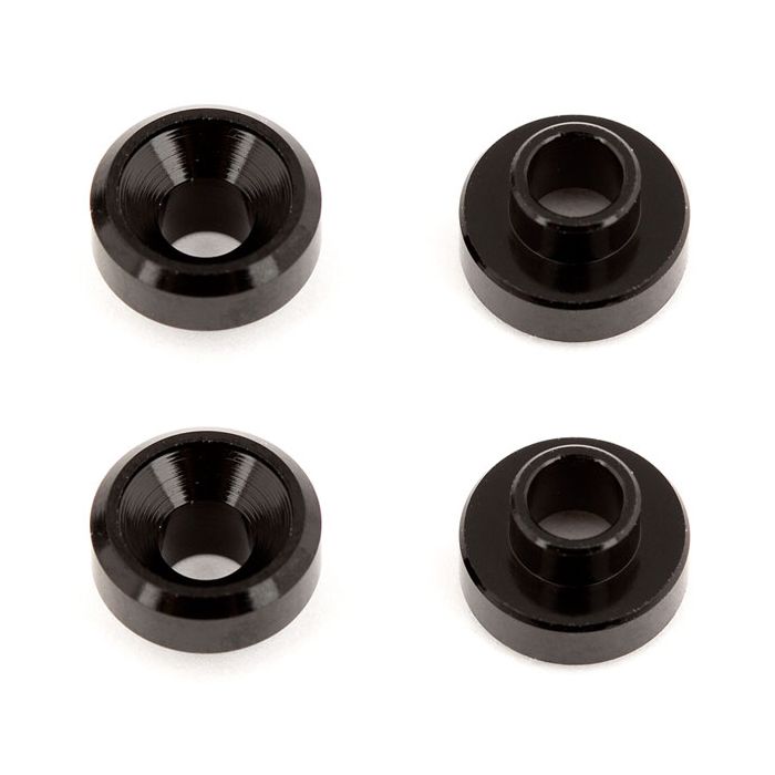 Team Associated Aluminium Servo Washers Black (4) (AS27128) Team Associated Aluminium Servo Washers Black (4) (AS27128)
