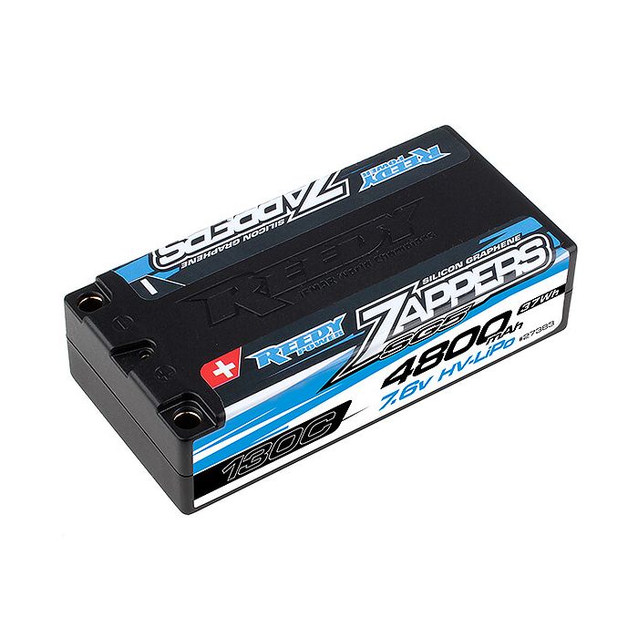 Reedy Zappers 'SG5' 4800Mah 130C 7.6V Shorty Lipo Battery (AS27383) Reedy Zappers 'SG5' 4800Mah 130C 7.6V Shorty Lipo Battery (AS27383)