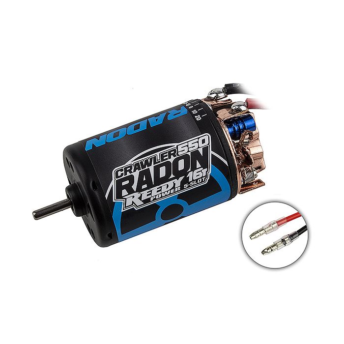 Reedy Radon 2 Crawler 550 16T 5 Slot 1450KV Brushed Motor (AS27465) Reedy Radon 2 Crawler 550 16T 5 Slot 1450KV Brushed Motor (AS27465)