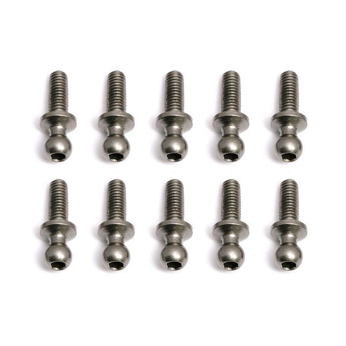 Team Associated Ballstud Long Neck 8mm (10) (RC10B6/6.1/SC6.1/T6.1/TC5/6.2/7/7.1/7.2/10F6/12R6) (AS31284)