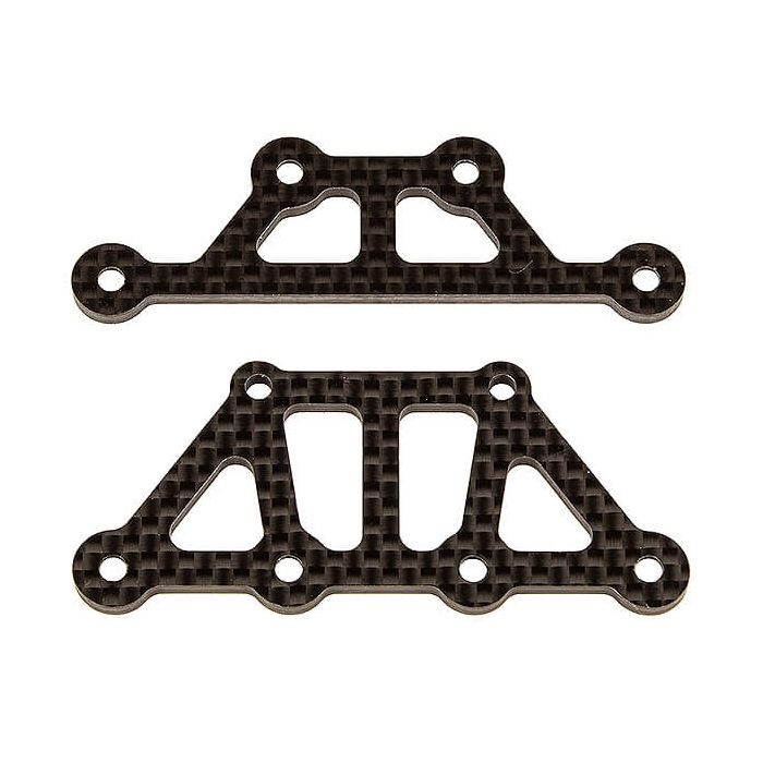 Team Associated Apex 2 FT Top Plates, Carbon Fibre (AS31848) Team Associated Apex 2 FT Top Plates, Carbon Fibre (AS31848)