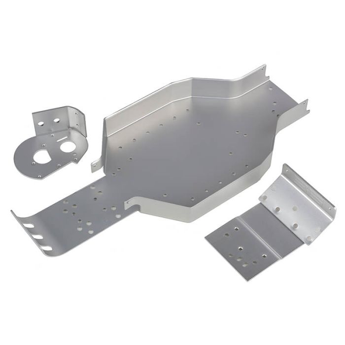 Team Associated RC10Cc Chassis /Nose Plate/Motor Mount Silver (AS6311) Team Associated RC10Cc Chassis /Nose Plate/Motor Mount Silver (AS6311)