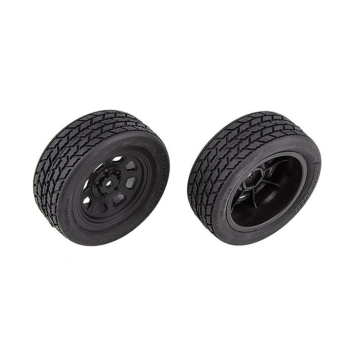 Team Associated SR10 Front Wheels With Street Stock Tyres (AS71194) Team Associated SR10 Front Wheels With Street Stock Tyres (AS71194)