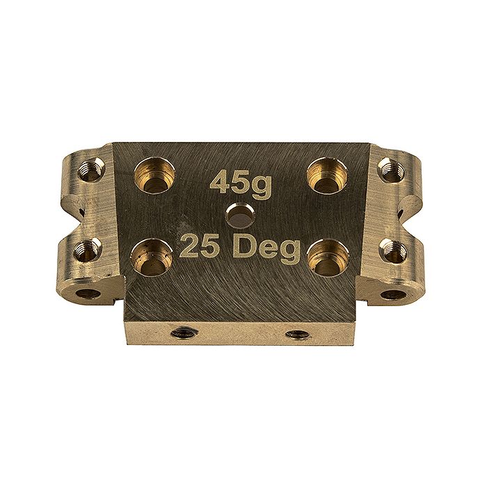Team Associated DR10 FT Brass Front Bulkhead 25 Degree 45G (AS72007) Team Associated DR10 FT Brass Front Bulkhead 25 Degree 45G (AS72007)