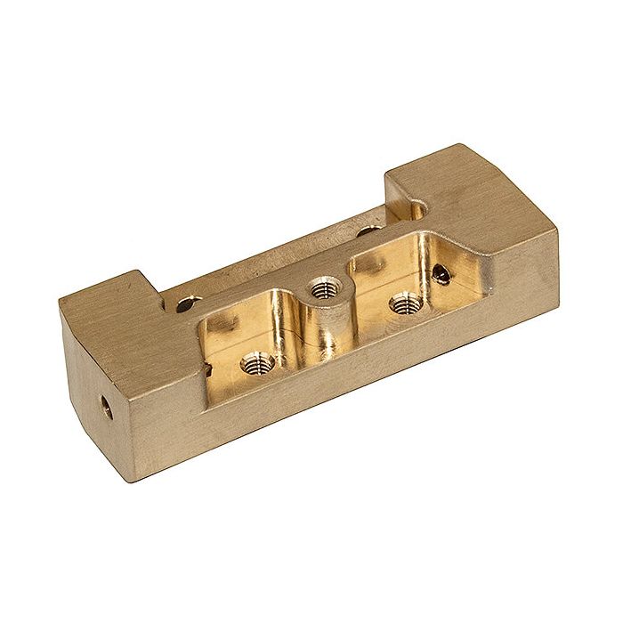 Team Associated DR10M FT Brass Arm Mount D, 50G (AS72091)