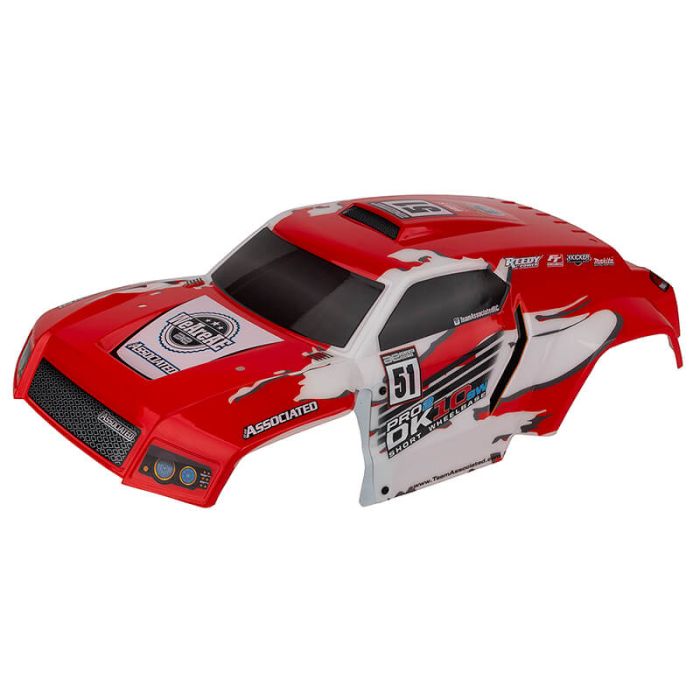 Team Associated Pro2 Dk10Sw Desert Buggy Body Red (AS72121) Team Associated Pro2 Dk10Sw Desert Buggy Body Red (AS72121)