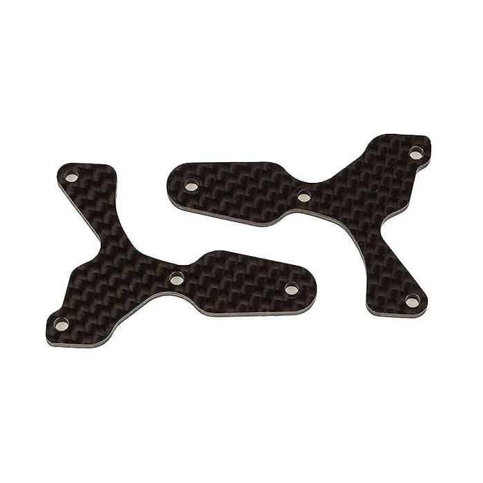 Team Associated RC8B4 FT Front Lower Susp. Arm Inserts Carbon (AS81532)