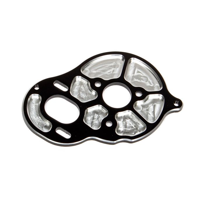 Team Associated Factory Team Front Motor Plate - Black (3 Gear) (AS91602) Team Associated Factory Team Front Motor Plate - Black (3 Gear) (AS91602)